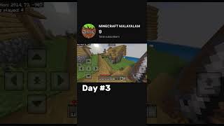 Minecraft on mobile day 3 minecraft malayalam minecraftmalayalam minecraftshorts [upl. by Broek]