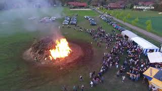 Sicheres Osterfeuer trotz Trockenheit 2019 [upl. by Meyeroff]