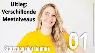 Statistiek met Daphne  Verschillende meetniveaus [upl. by Abdu]