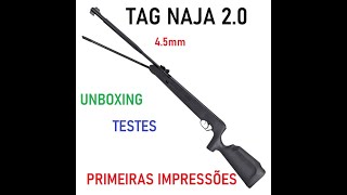 TAG NAJA 20 45 Unboxing e impressãoes [upl. by Godric]