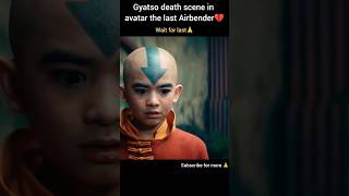 Gyatso death scene in avatar the last Airbender 💔 WhatsApp status movie hollywood marvel shorts [upl. by Otrebide]