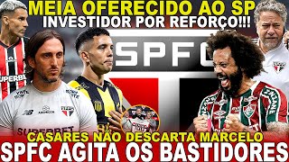 VAZOU INFO SPFC TERÁ INVESTIDOR LÉO FERNANDEZ OFERECIDO  MARCELO NÃO É DESCARTADO  MUDANÇAS [upl. by Nosrettap]