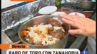 Receta de Rabo de toro con zanahoria ED [upl. by Yatnuahs]