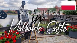 🇵🇱 MALBORK CASTLE  QUICK TOUR  4K ULTRA HD  travel poland malbork castle [upl. by Onibla61]