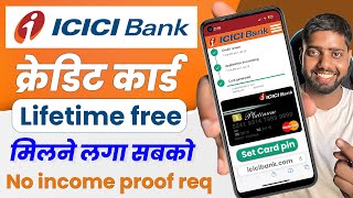 icici credit card apply  Lifetime free icici credit card  icici platinum credit card [upl. by Gilus575]