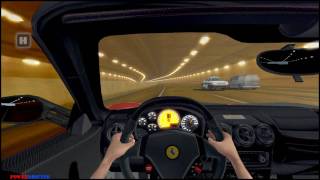 Test Drive Unlimited  Ferrari F430 Scuderia 16M Tunnel Fun HD [upl. by Nellac429]