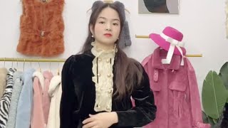 Try on haul transparent  try on fur coat for 15 0083 [upl. by Blatt807]