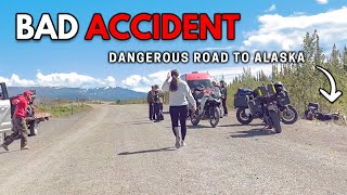 SHOCKING Motorcycle Crash  Our Worst 13 Hours RV Life [upl. by Araec]