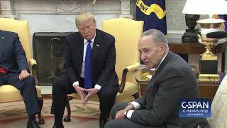 FULL VIDEO President Trump Rep Nancy Pelosi and Sen Chuck Schumer CSPAN [upl. by Namwen]