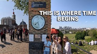 Royal Observatory Greenwich GMT Greenwich Mean Time London  UK  Greenwich is where Time begins [upl. by Mastat]