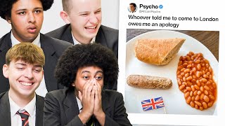 British Highschoolers react to British Food Memes [upl. by Emmeline]