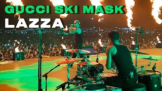 Lazza  Gucci Ski Mask ft Guè  LIVE Ippodromo S Siro [upl. by Mcloughlin559]