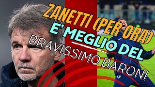 IL CONFRONTO  Zanetti per adesso è meglio del bravissimo Baroni [upl. by Altman878]