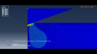 S12 shear stress  Indentation of brittle coating using abaqus [upl. by Remot]