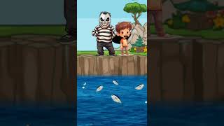 Machhali wala cartoon। Machhali wala video।cartoon shorts funny [upl. by Ymij]