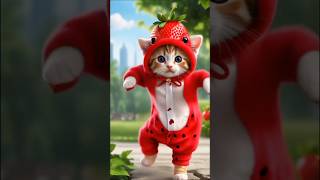 Funny cat dance video funnycat funnycatdance funny cat reels shorts viral trend trending [upl. by Yoshiko]