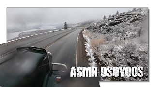 2 HRS • Rock Creek to Osoyoos • TRUCK White Noise Sound for Sleep Relax Study • ASMR [upl. by Eniamurt]