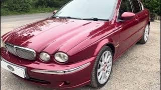 JAGUAR XTYPE 30 LITRE IN CARNIVAL RED FROM HIGHSTONE 76000 MILES 03 MODEL CALL 0203 544 3940 [upl. by Ledniahs]