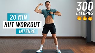 20 Min Fat Burning HIIT Workout  Full body Cardio No Equipment No Repeat [upl. by Kelvin]