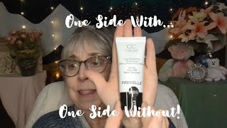 PERBELLE SIDE BY SIDE COMPARISON beauty over60 tutorial makeup cccream perbelle lightweight [upl. by Doggett]