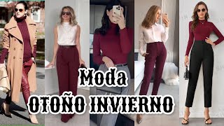 MODA EN ROPA PARA OTOÑO INVIERNO 20242025 OUTFITS EN TENDENCIA [upl. by Atalanta389]