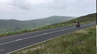 IOM TT 2018 Crash Keppel Gate Senior Race [upl. by Odlonra334]