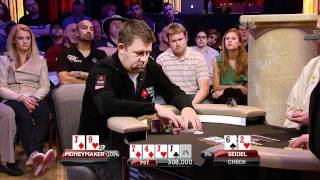 2011 National HeadsUp Poker Championship Episode 12 HD [upl. by Annaek]