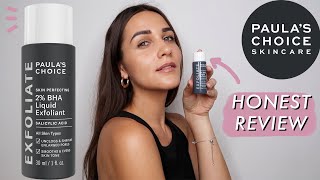 I Tried PAULAS CHOICE Skin Perfecting 2 BHA Liquid Exfoliant For A Month  honest review [upl. by Bohlin]