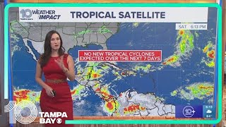 Tracking the Tropics No new tropical cyclones expected to form over next 7 days [upl. by Ozen824]