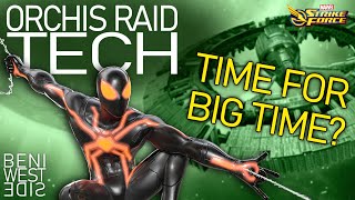 ORCHIS RAIDS  Tech Nodes  Envoy EXCLUSIVE  Marvel Strike Force [upl. by Ahsinit240]