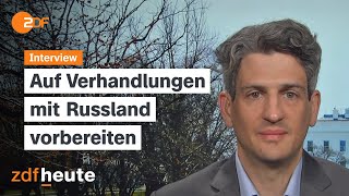 USPolitikberater RusslandUkraineKrieg nicht militärisch zu gewinnen  ZDFheute Live [upl. by Chally]