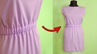 Elastic Waist For a Dress [upl. by Anahpos]