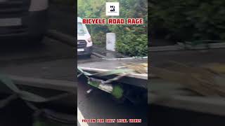 Cyclist road rage  thug throws brick at van windscreen England [upl. by Alfeus]