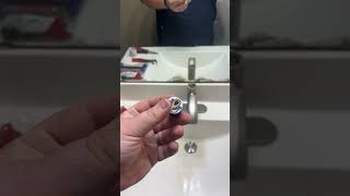 Changing out a moen single handle lavetory faucet cartridge [upl. by Fredric]