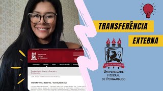 Transferência externa  Faculdade privada para pública [upl. by Berriman]