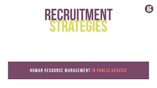 Recruitment Strategies [upl. by Botsford]