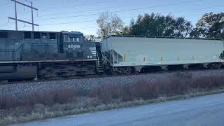 BNSF 7502 amp NS 4698 Lead A EB Manifest LALNSI Rolling In The New Iberia [upl. by Lavena515]