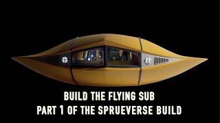 Build the flying sub from Moebius Models in 132 scale [upl. by Naltiak156]