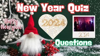 New Year Quiz 20232024 quiz guess newyear [upl. by Yror]