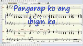 Pangarap ko ang ibigin ka Piano Sheet [upl. by Nemajneb166]