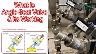 ANGLE SEAT VALVE amp DIRECTION CONTROL VALVE क्या होता है और कैसे काम करता है। [upl. by Tuckie730]