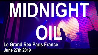 MIDNIGHT OIL Live Full Concert 4K  Le Grand Rex Paris France June 27th 2019 [upl. by Moreland]