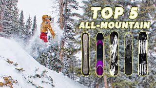 Top 5 ALLMOUNTAIN Snowboards 2021  Board Archive [upl. by Enovad]