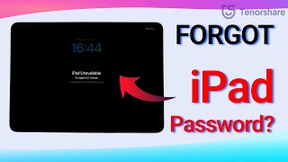 Forgot iPad Password How to Unlock iPad without Password [upl. by Joane]