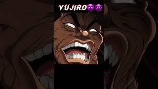 Yujiro squeezed Bakis cheek👀🍑Baki Hanma anime animemoments baki [upl. by Okihsoy]