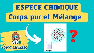 👩‍🔬 Les espèces chimiques c’est quoi   CHIMIE  SECONDE [upl. by Nicolau102]