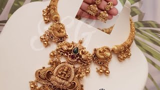 one gram gold jewellery collections 😜😜😜for orders WhatsApp no 8977508109 [upl. by Ann-Marie131]