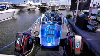 Full Palm Beach Boat Show 2024 WalkThrough and Boat Tours  Pibs Part 1 [upl. by Airam401]