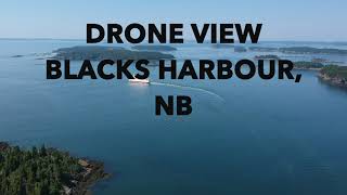 Drone View  Blacks Harbour NB [upl. by Galvin914]