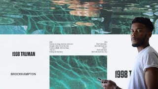 BROCKHAMPTON  1998 TRUMAN REACTIONREVIEW [upl. by Mabel]